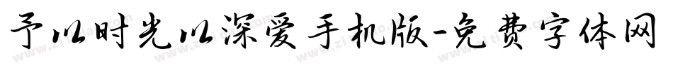 予以时光以深爱手机版字体转换