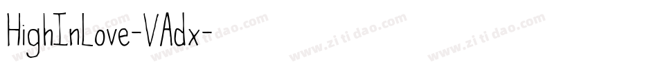 HighInLove-VAdx字体转换
