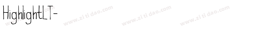 HighlightLT字体转换