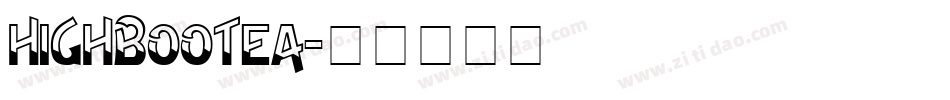 HIGHBOOTEA字体转换