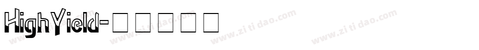 HighYield字体转换