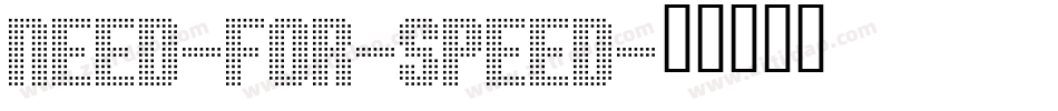 Need-for-Speed字体转换