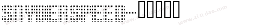 SnyderSpeed字体转换