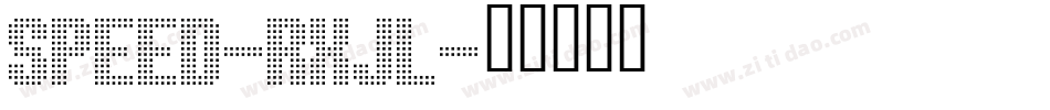 Speed-rxjL字体转换