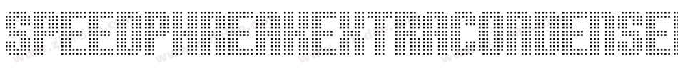 SpeedPhreakExtraCondensed-Rp9AM字体转换