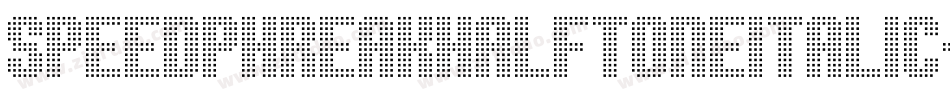 SpeedPhreakHalftoneItalic-8MOR0字体转换