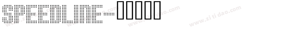 Speedline字体转换