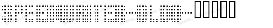 Speedwriter-DlD0字体转换
