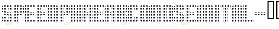 speedphreakcondsemital字体转换