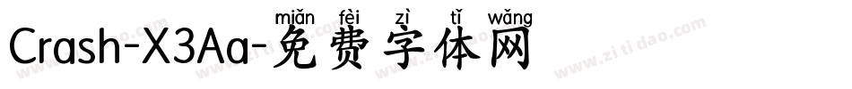 Crash-X3Aa字体转换