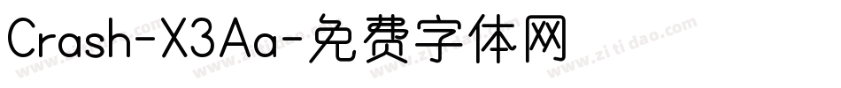 Crash-X3Aa字体转换