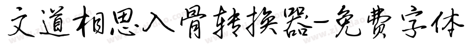 文道相思入骨转换器字体转换