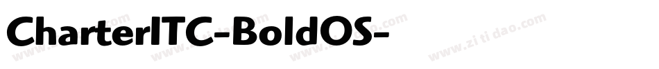 CharterITC-BoldOS字体转换