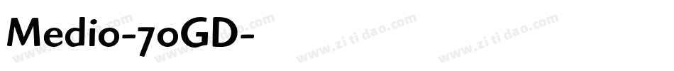 Medio-7oGD字体转换
