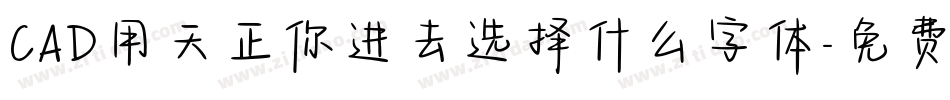 CAD用天正你进去选择什么字体字体转换