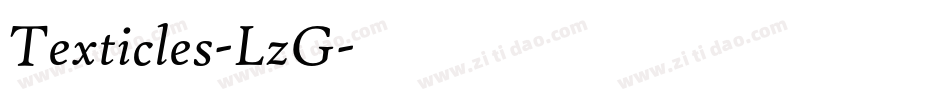 Texticles-LzG字体转换