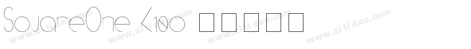 SquareOne-K10o字体转换