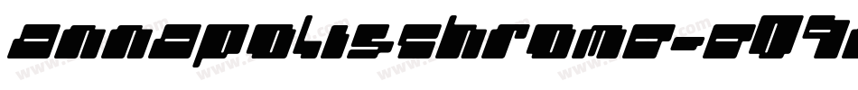 AnnapolisChrome-e09n字体转换