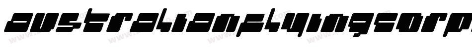 Australianflyingcorpsstencilc-0a09字体转换