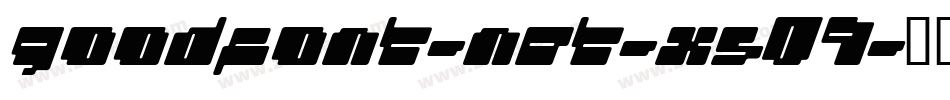 GoodfonT-NET-XS09字体转换