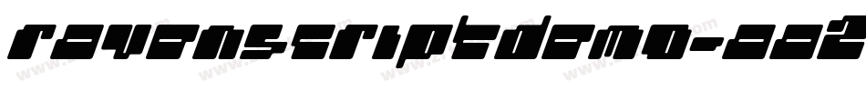 Ravenscriptdemo-AA27字体转换