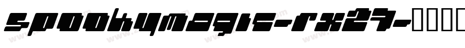 Spookymagic-rx27字体转换