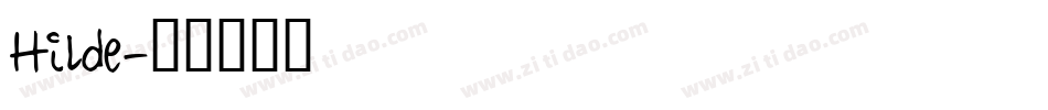 Hilde字体转换
