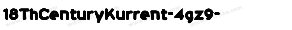 18ThCenturyKurrent-4gz9字体转换