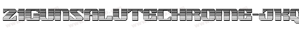 21GunSaluteChrome-jKqG字体转换