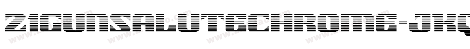 21GunSaluteChrome-jKqG字体转换