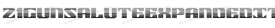 21GunSaluteExpandedItalic-9jqK字体转换