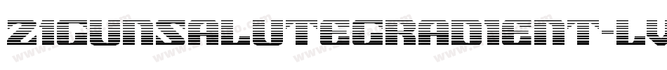 21GunSaluteGradient-lved字体转换