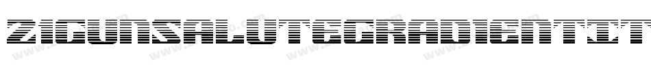 21GunSaluteGradientItalic-n75g字体转换