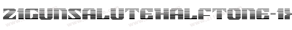 21GunSaluteHalftone-1xq2字体转换