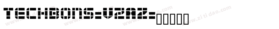 Techbons-VzAZ字体转换
