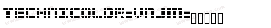 Technicolor-vnJM字体转换