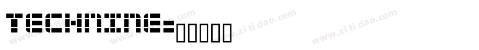 Technine字体转换