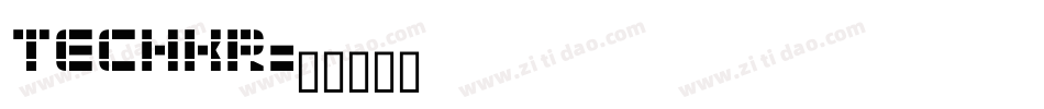 techkr字体转换
