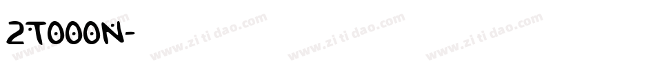 2tooon字体转换