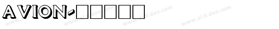AVION字体转换