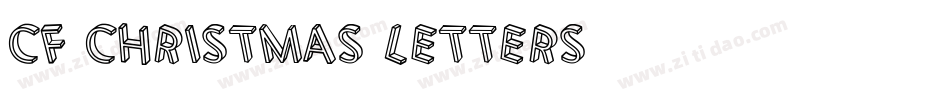 CF-Christmas-Letters字体转换