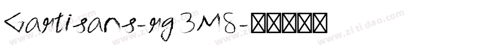 Gartisans-rg3M8字体转换 Gartisans-rg3M8字体转换