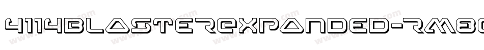 4114BlasterExpanded-rM8O字体转换