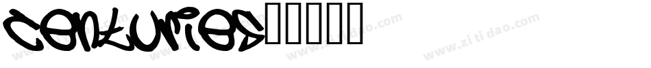 CENTURIES字体转换