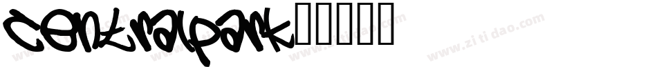Centralpark字体转换