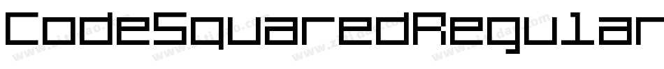 CodeSquaredRegular-AYRg字体转换