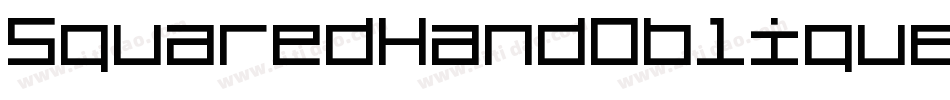 SquaredHandOblique-5wxG字体转换