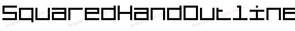 SquaredHandOutline-yq4M字体转换