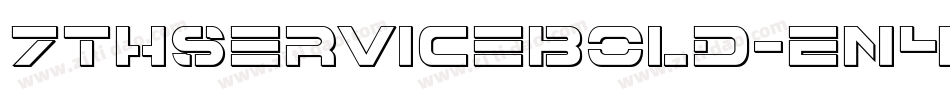 7ThServiceBold-En48字体转换