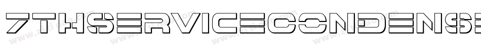 7ThServiceCondensed-xmRq字体转换